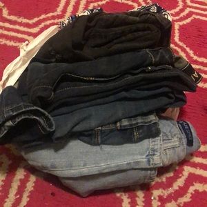 A variety of pants